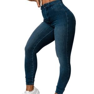 Womens 360 V2 High Waisted Fitjeans - Azure Blue XS